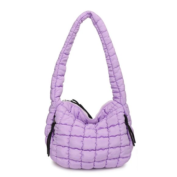 Quilted Tote Bag Small Puffer Shoulder Bag Lhtweht Padding UwU - Picture 1 of 7
